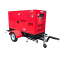 High Power Efficiency Lovol 1006TG2A 100kva 80kw Electric Disel Generator  On Trailer With Low Noize Silent Canopy Factory Price